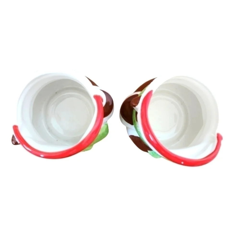 NWT Yankee Candle Set of 2 Winter Woodland Owl Tealight/ Votive Holders
